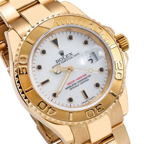 rolex 18 karat yellow gold yachtmaster|rolex yachtmaster bracelet.